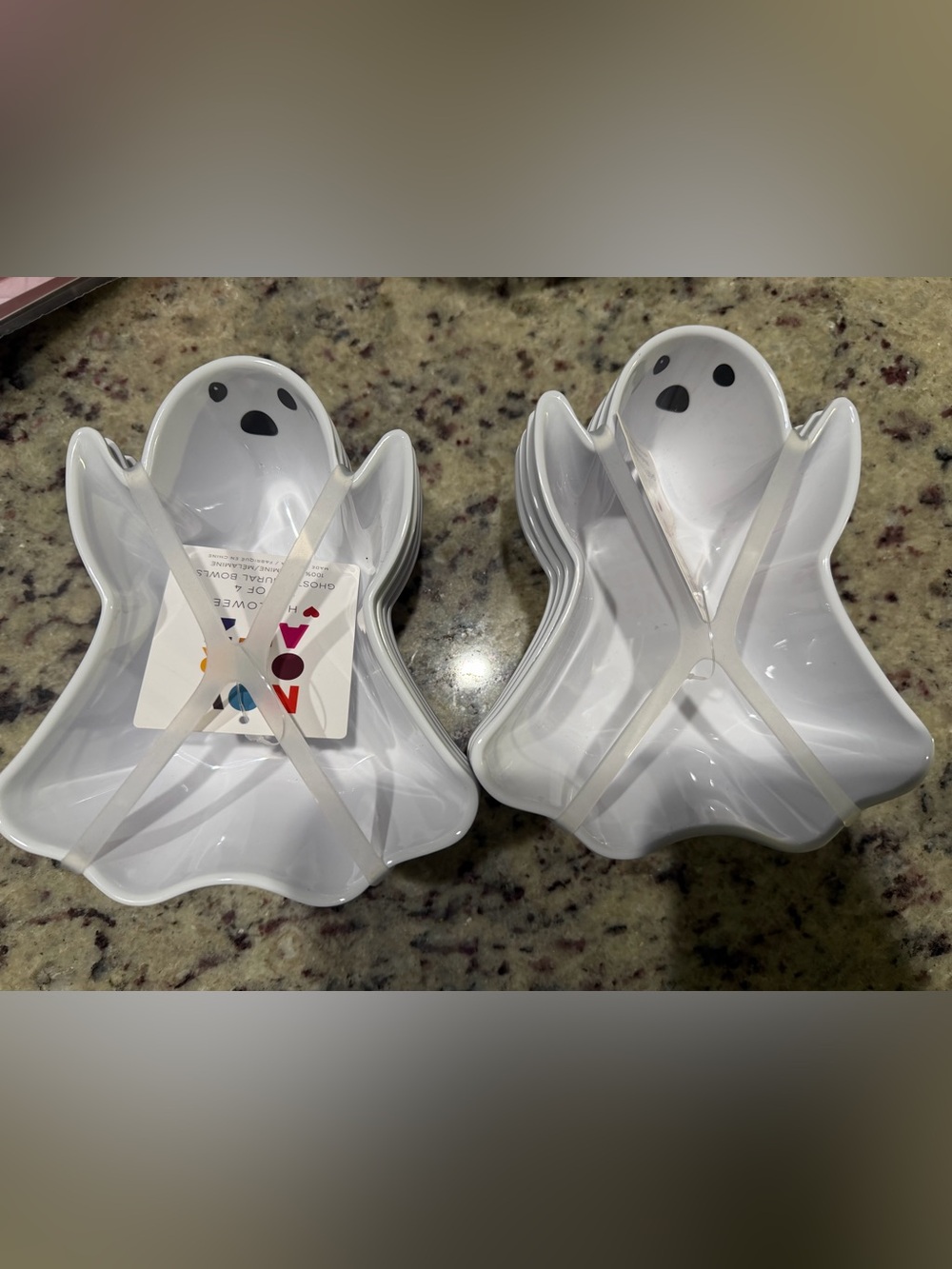 Novagratz set of 4 ghost bowls bundle of 2 packs NWT